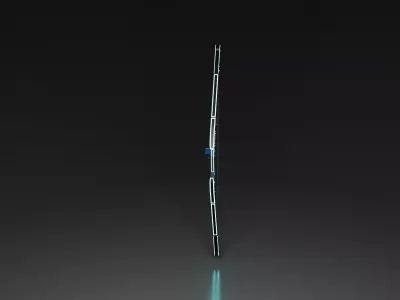 Sci Fi Bow Low-poly 3D model purchase