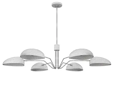 JANE CHANDELIER Low-poly 3D model