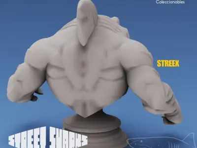 Street Sharks - Streex - Animated Series  3D print model