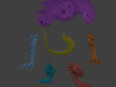 Steel predator  3D print model