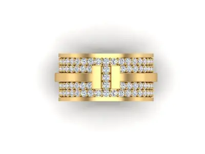Jewelry ring 454 3D print model