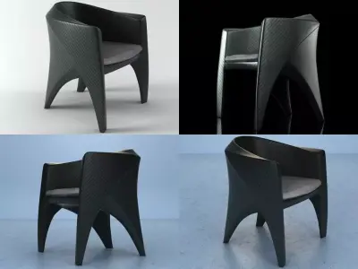 Phoenix Armchair 3D model