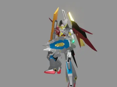 The Mecha Attacker 4 3D model