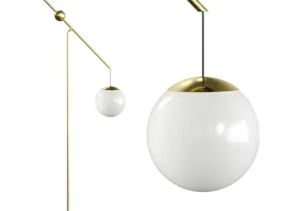 Malamata floor lamp by Luceplan 3D model