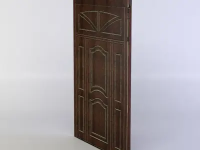 Door refrigerator Low-poly 3D model purchase