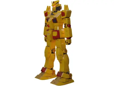 Giant Mecha Robot V3 Turbo 3D model
