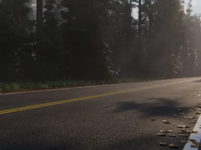 Pine Road Diner 3d Scene 3D model