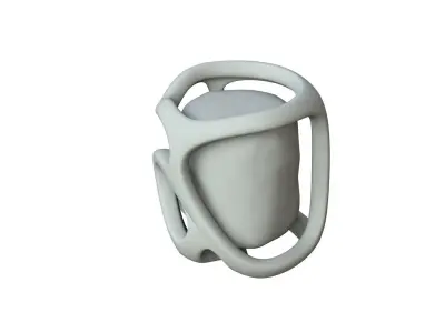 SciFi Shape Object Low Poly 114 Low-poly 3D model