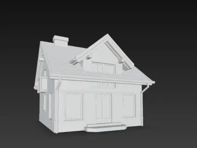 Mini House 2 3D print model