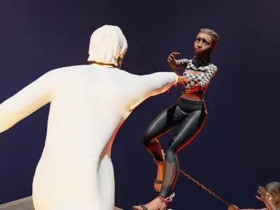 Mount rescue Low-poly 3D model