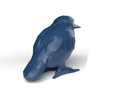 Atthis Low Poligonal Low-poly 3D model