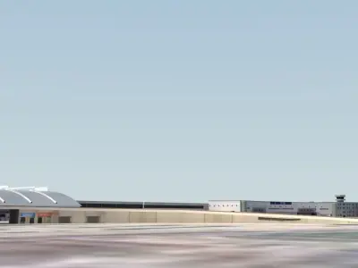 Chinese International Airport 3D model