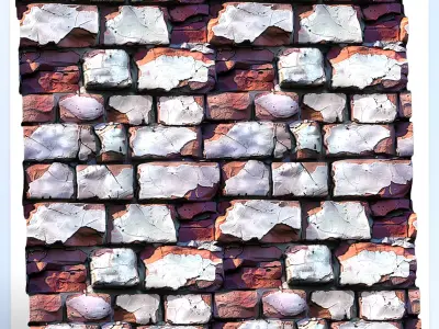  Stylized Wall Seamless Texture Texture buy