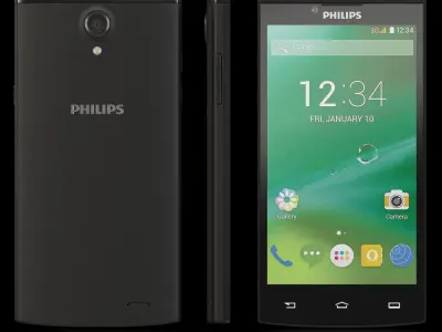 Philips S398 Low-poly 3D model
