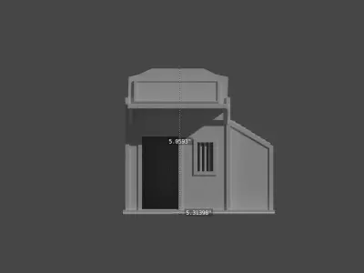 Wild West Jail 3D print model
