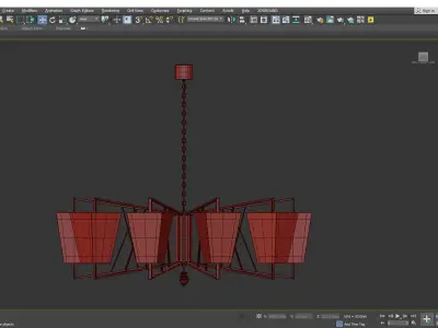 ORIONE CHANDELIER Low-poly 3D model