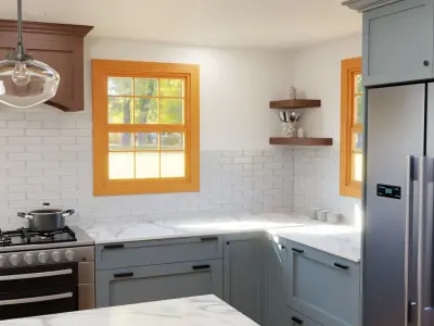 Kitchen Interior 3D model