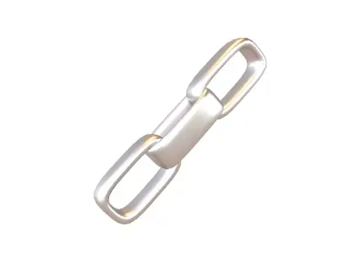 Link Building Icon v1 004 Low-poly 3D model