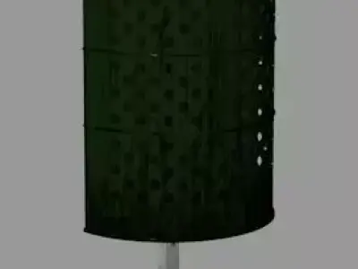 French Street Trash Free 3D model