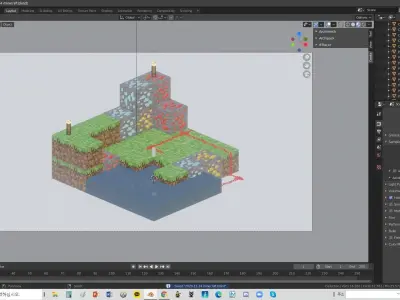 Minecraft Fanart Free 3D model