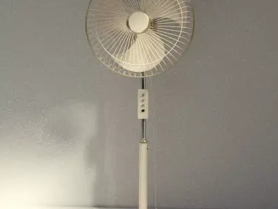 Standing  Fan  3D model