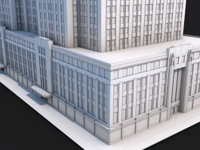 Empire State Building Landmark 3D model