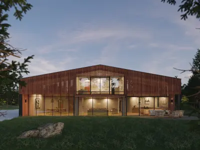 Exterior Archviz 3Ds Max Model Corona 9  3D model