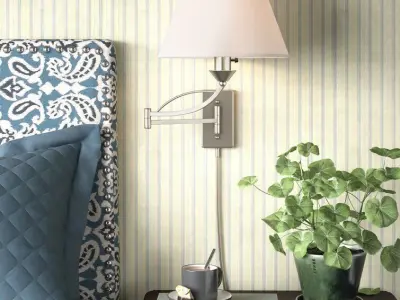Mankin Swing Arm Sconce 3D model