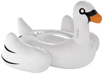 swimline giant swan float for swimming pools 3D model