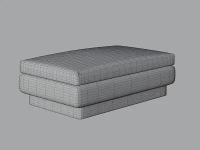 Free Ottoman  Free low-poly 3D model