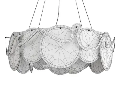 ALESSA chandelier Low-poly 3D model