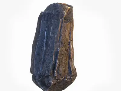 Big Stone 4 low poly Low-poly 3D model