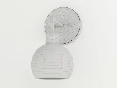 Shades of Light Young House Love Bubble Vanity Light 1 Light 3D model