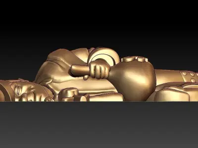 TINTIN EL CAPITAN HADDOCK 3D print model