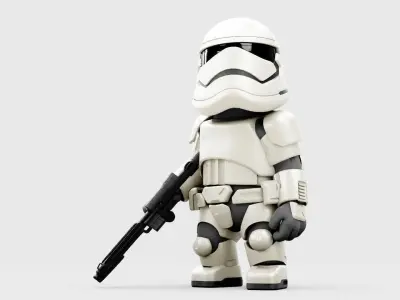 IMPERIAL TOON TROOPER  RIGGED 3D model