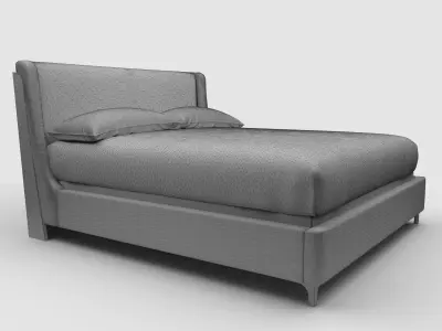 Universal Jasper King Bed 3D model