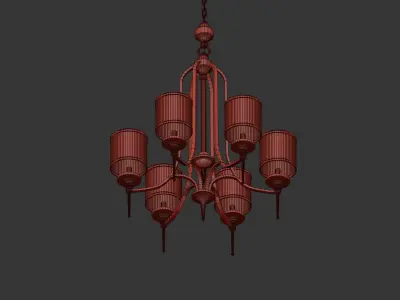 Chandelier  Luxury 3D model