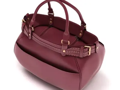 Ladies Hand Bag 03 Low-poly 3D model