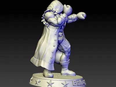 Street Fighter Balrog 3D print model