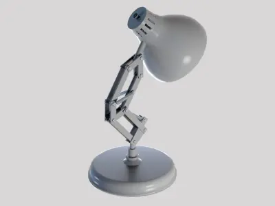 Desk Lamp Low-poly 3D model