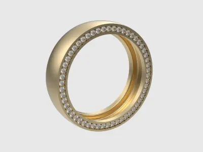 Classic Pave Eternity Band JDBCo 3D print model