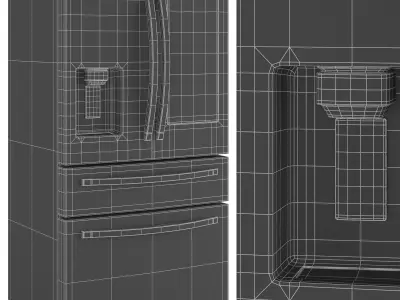 Refrigerator Family Hub 3D model