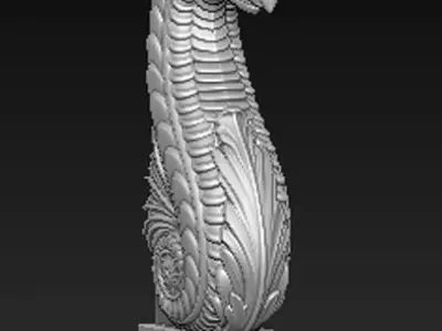 Corbel Decorative Dragon 3D print model