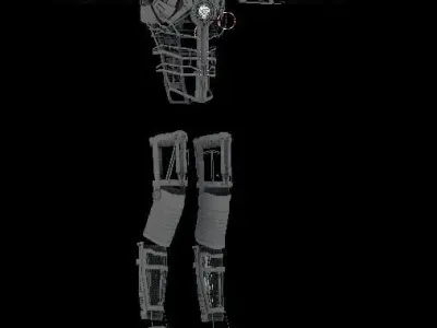 Iron Man Suit Mech 3D model