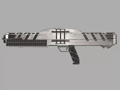 Sci-Fi Shotgun 3D model