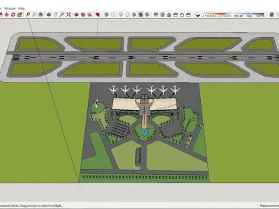 Airport project 3D model