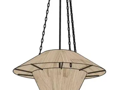 Nickey Kehoe String Lantern Pendant 3D model