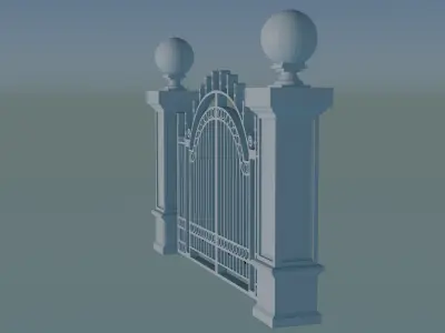 Main Gate 3D print model