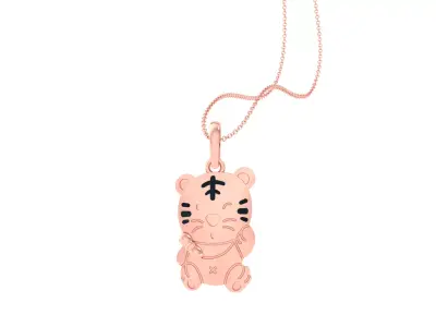 Kids Pendants 3dm STL OBJ FBX Renders Details 3D print model 21