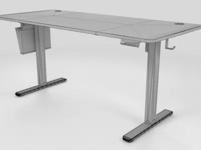 Office Desk 3D Model PBR for Architectural Visualization 3D model